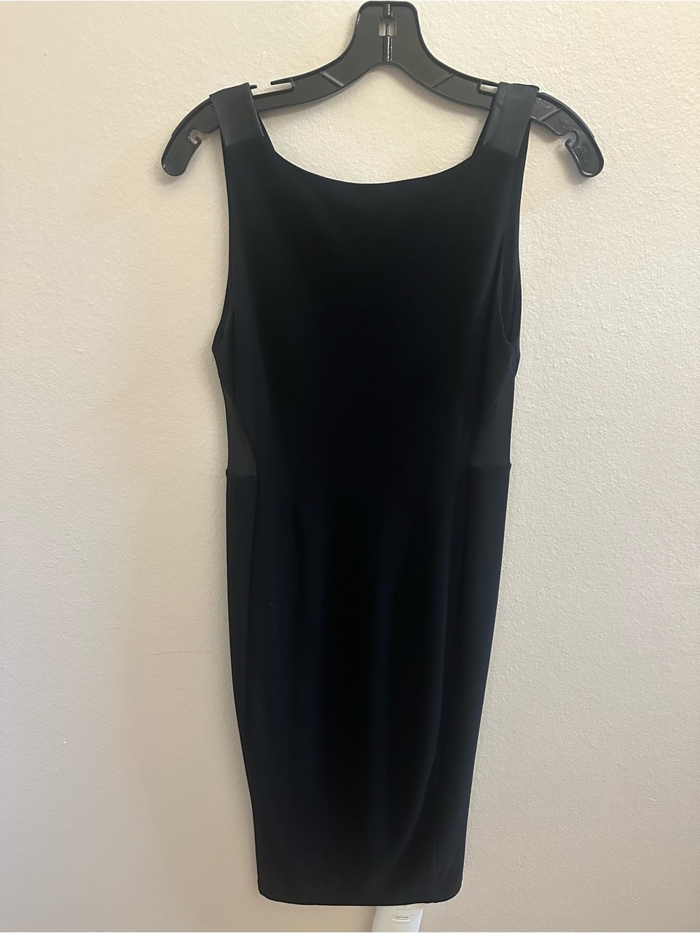 Alice + Olivia by Stacey Benet Mesh Cut-Out Air Midi Dress Black Size 8